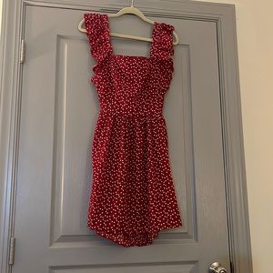 White Hearts Red Dress